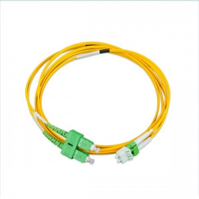 LANmark-OF Slimflex Patch Cord DSC/APC-DLC/APC SM LSZH 2m Yellow :: Волоконно-оптические шнуры