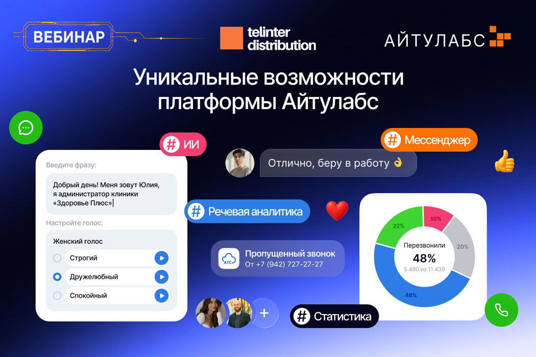 Запись вебинара Айтулабс: «Уникальные возможности платформы Айтулабс»