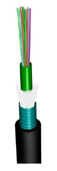 Универсальный бронированный волоконно-оптический кабель OM2 со свободным буферным покрытием, оболочка MDPE Fca :: Волоконно-оптические компоненты