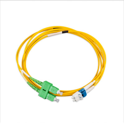 LANmark-OF Slimflex Patch Cord DSC/APC-DLC/UPC SM LSZH 2m Yellow :: Волоконно-оптические шнуры