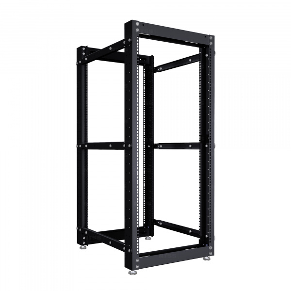 Стойка серверная NTSS OR двухрамная 37U 600-1000мм, комплект ножек, черный RAL 9005